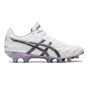 Asics Lethal Flash IT 2 Womens FG Football Boots (White/Gunmetal)