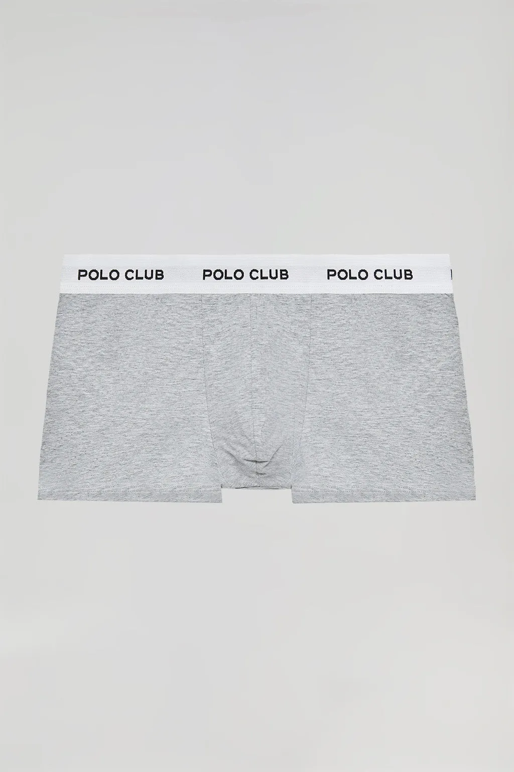 Boxer gris con logotipo Polo Club