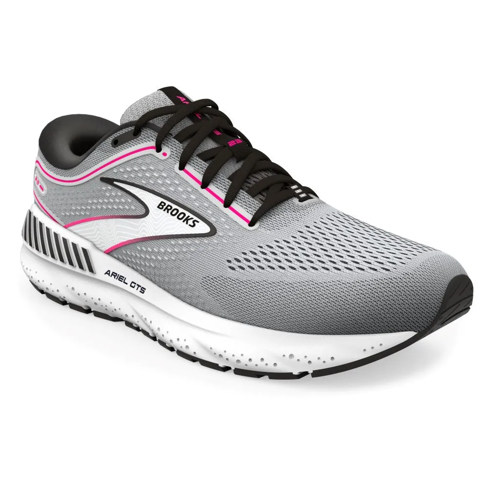 'Brooks' Women's Ariel GTS 23 - Grey / Black / Pink