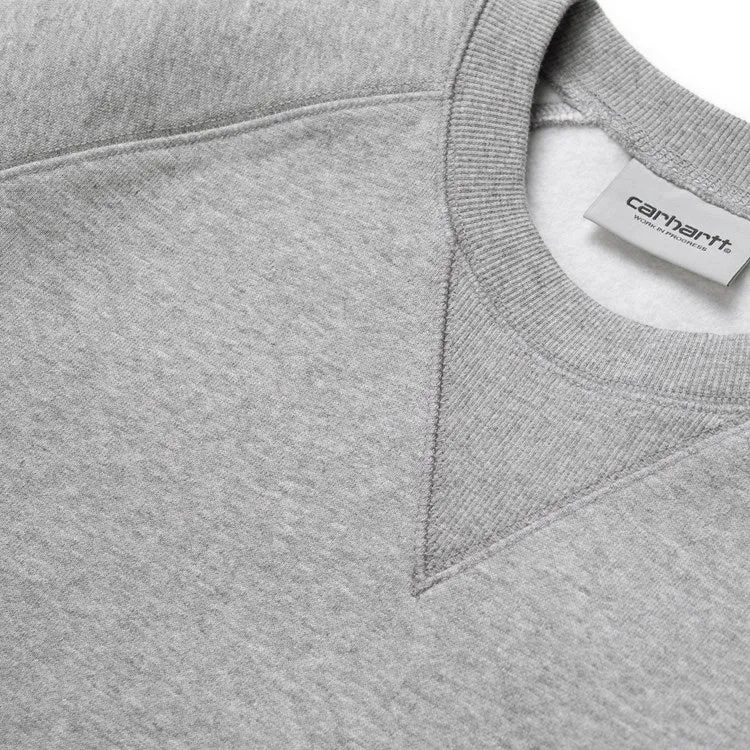 Carhartt Chase Sweat Grey Heather / Gold