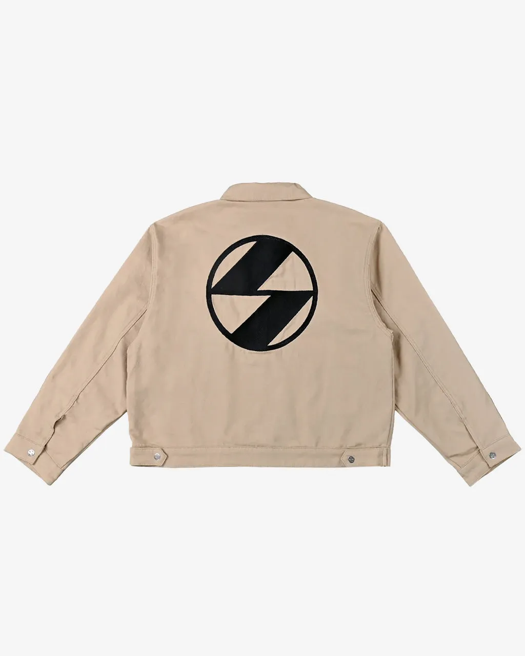 Classic Emblem Work Jacket Ecru