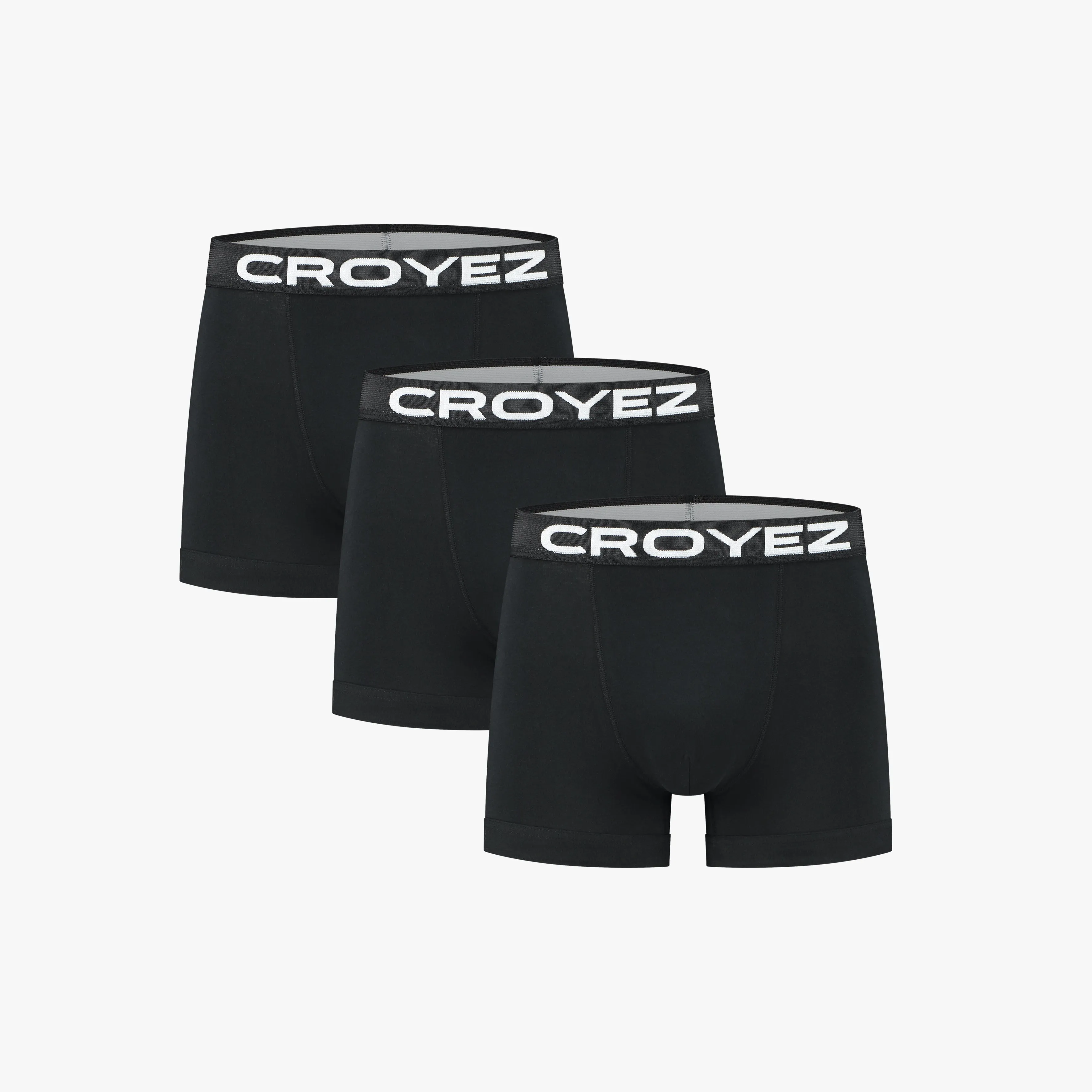 CROYEZ ORGANETTO BOXER 3-PACK - BLACK