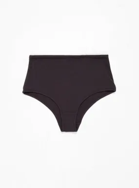 High Rise Briefs Charcoal