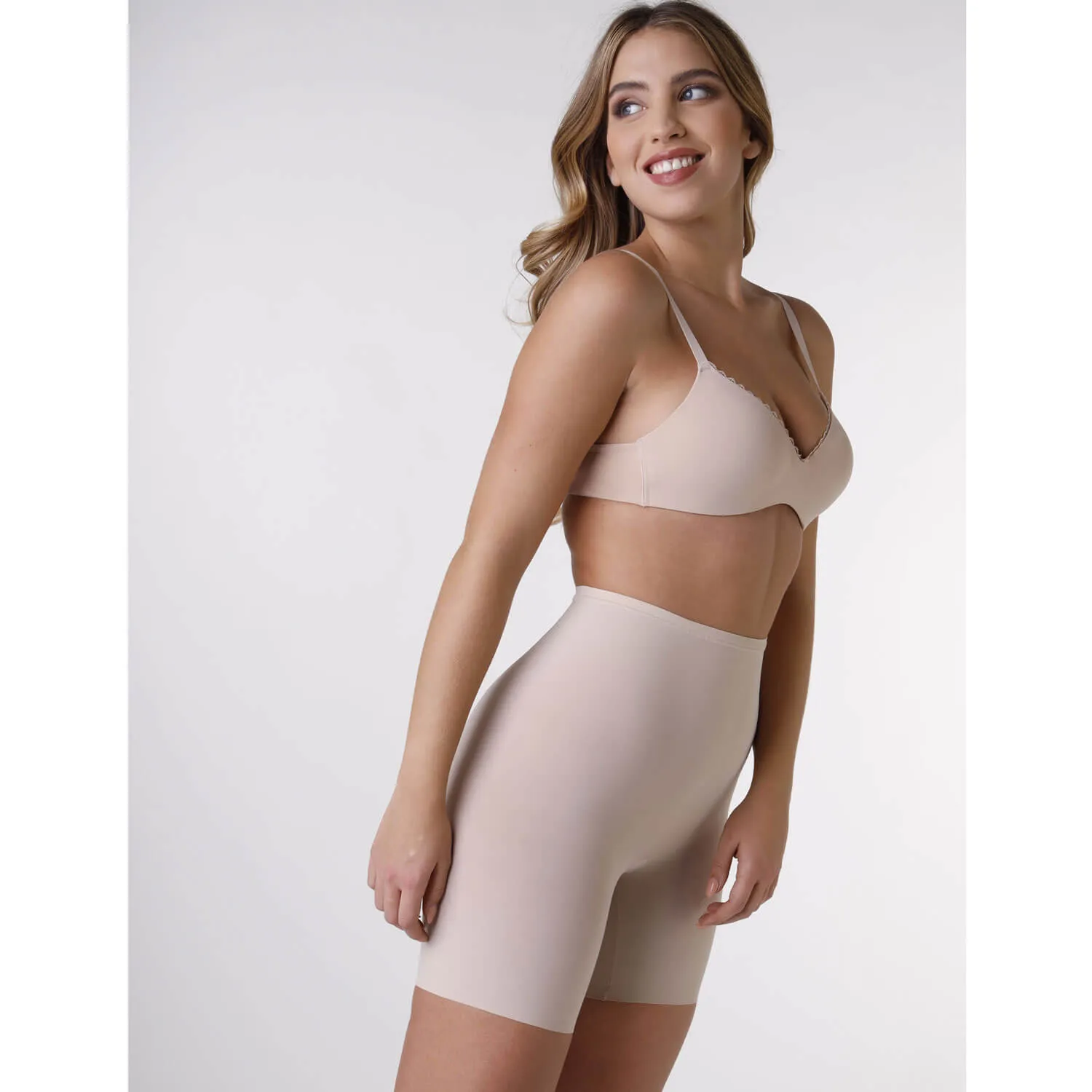 Invisible High Waist Brief - Beige