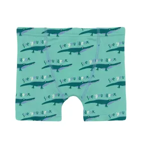 Kickee Pants Boy's Boxer Brief - Glass Later Alligator