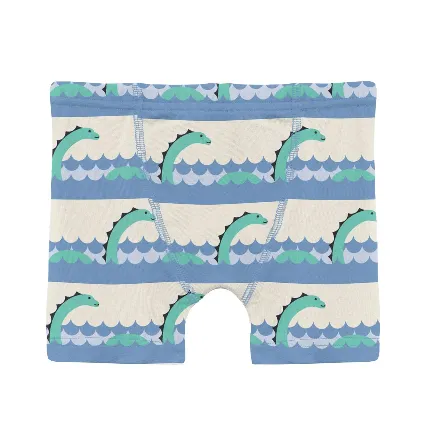 Kickee Pants Boy's Boxer Brief - Glass with Seaport