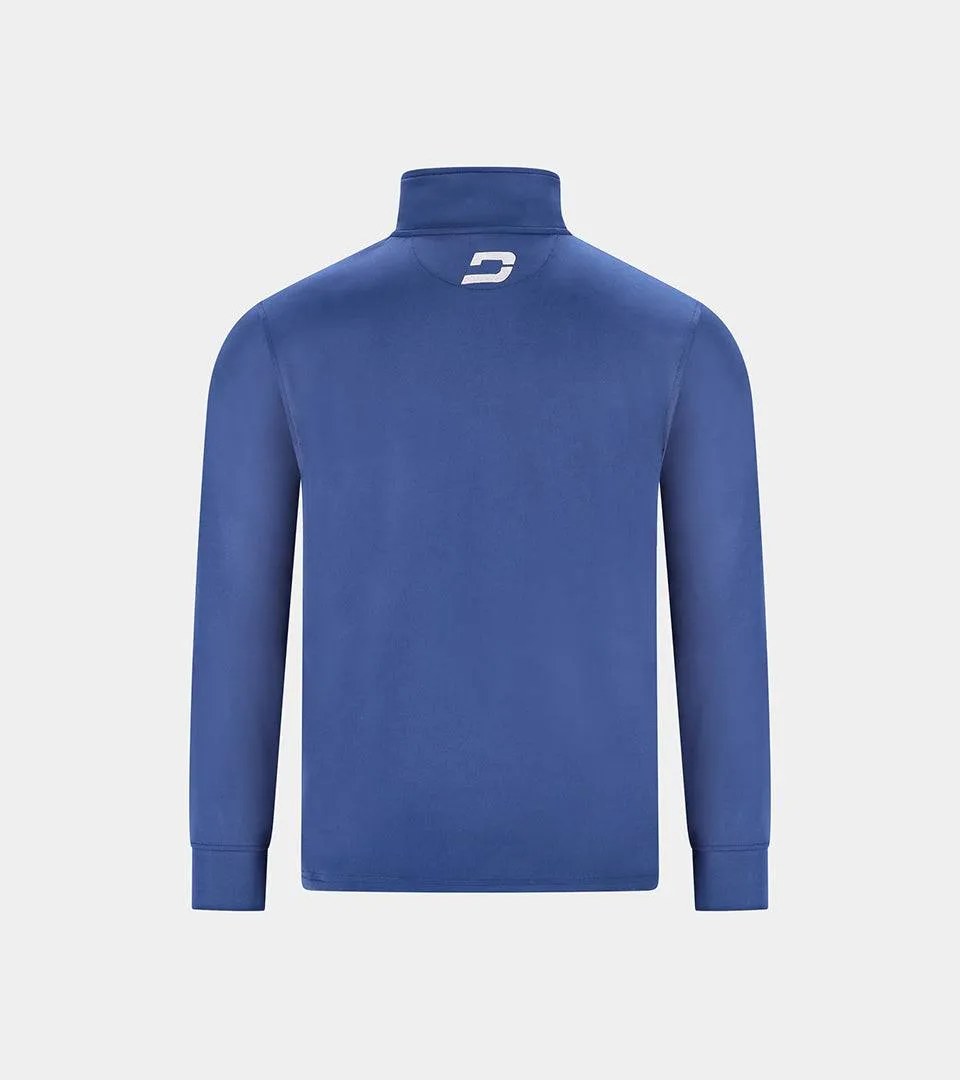 KIDS ULTRA BLEND 1/4 ZIP BLUE