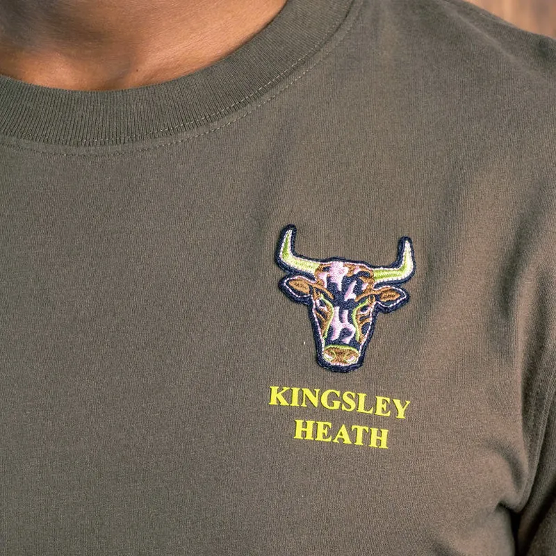 Kingsley Heath Stacked Logo Longsleeve Tee Midnight