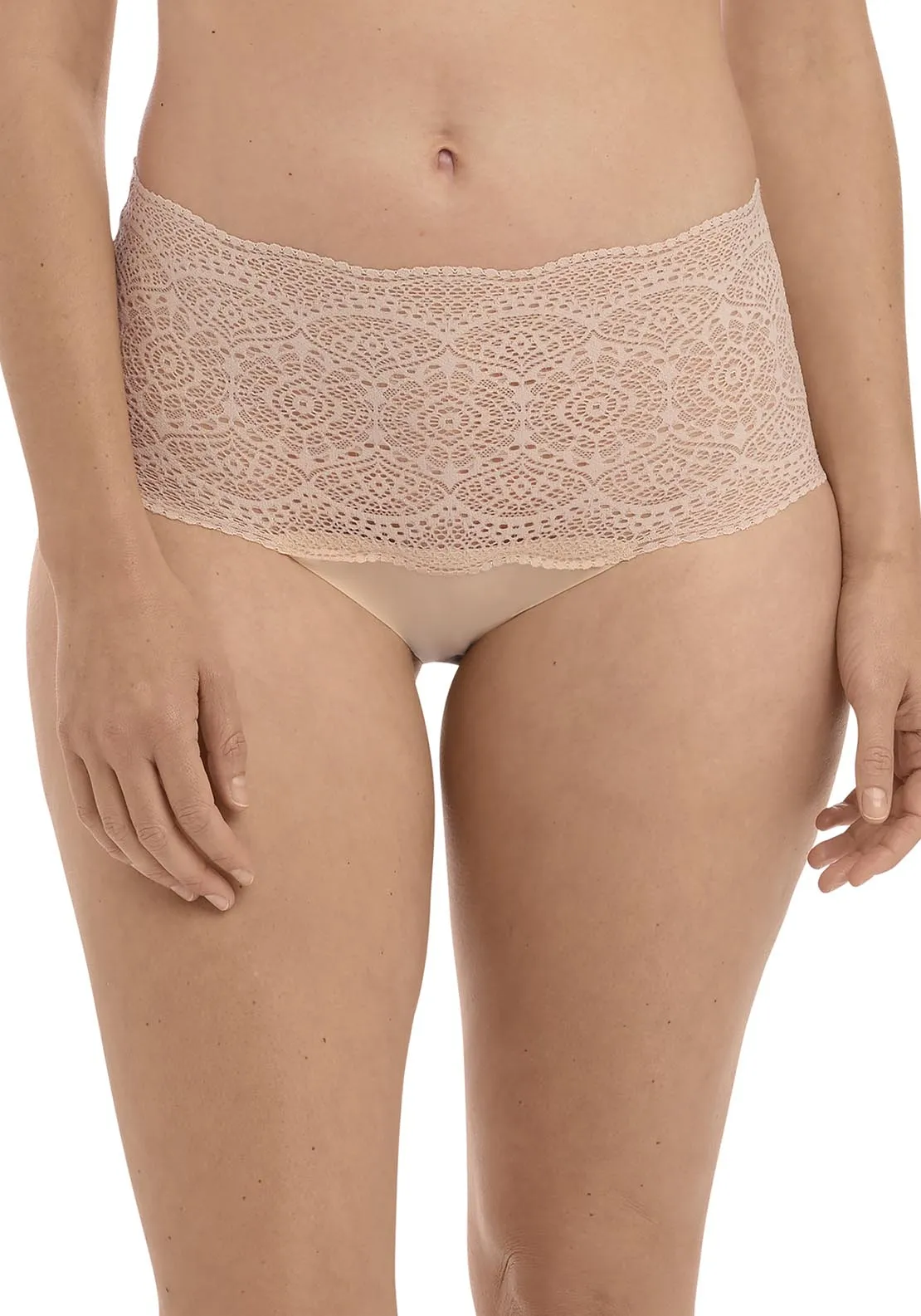 Lace Ease Invisible Stretch Full Briefs - Black