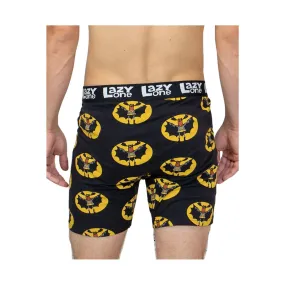 Lazy One Men's Bat Moose Boxer Briefs - Black/Yellow