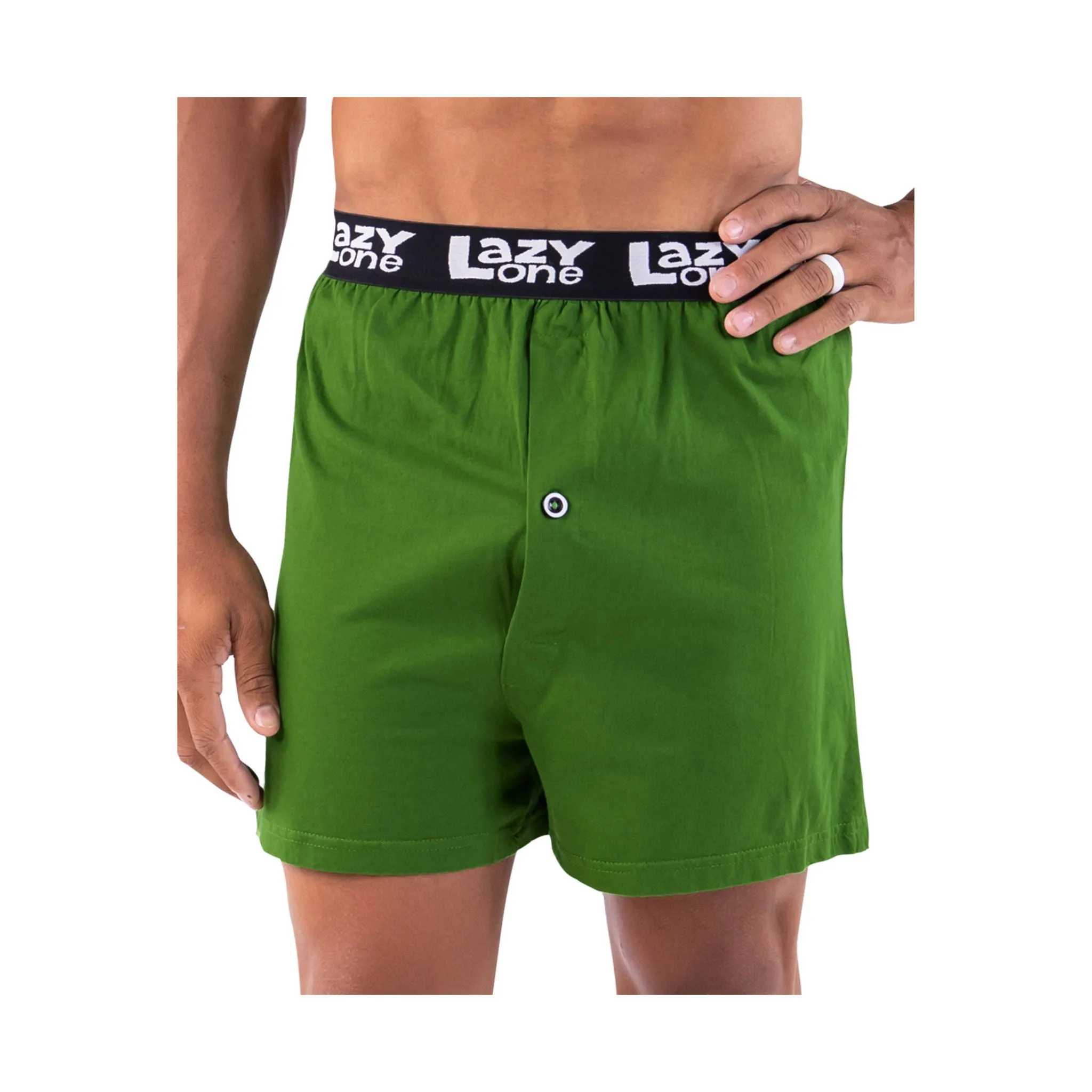 Lazy One Men's Donkey Funny Boxer - Green