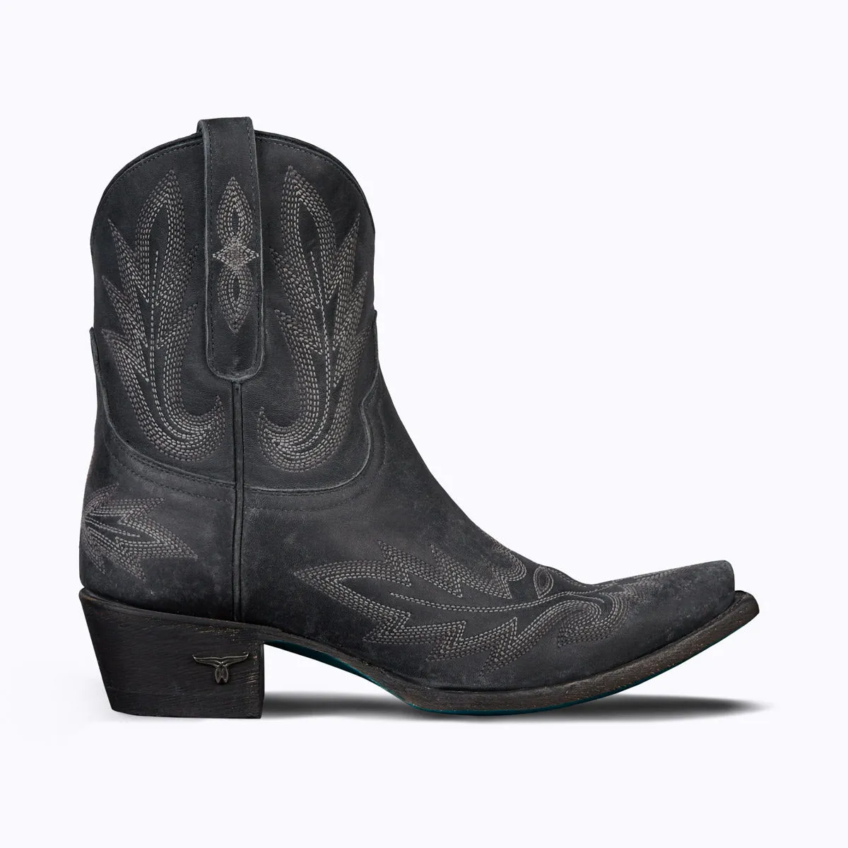 Lexington Bootie - Distressed Jet Black