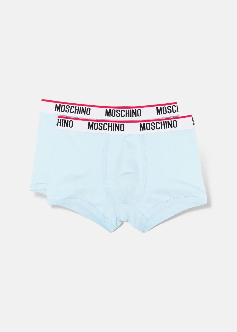 lot de 2  Boxers Moschino bleu ciel