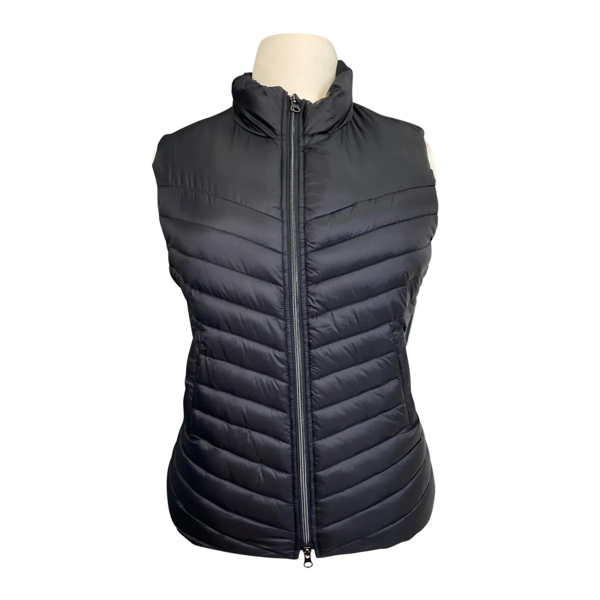 Lululemon 'Chilly Chill' Puffy Vest in Navy w/White Pattern - Women's 6