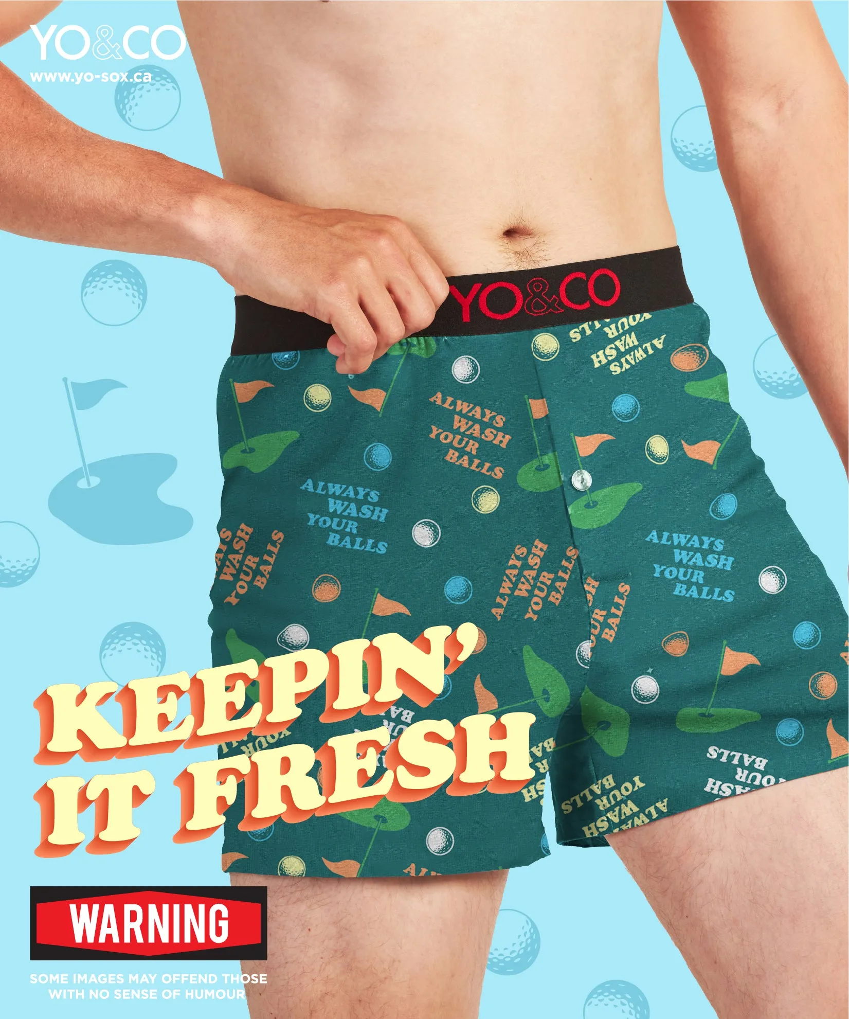 MEN'S CINCH 6 SLOTH BOXER BRIEFS - MULTI