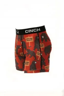 MEN'S Cinch BUCKING BRONC PRINT 6 BOXER BRIEF