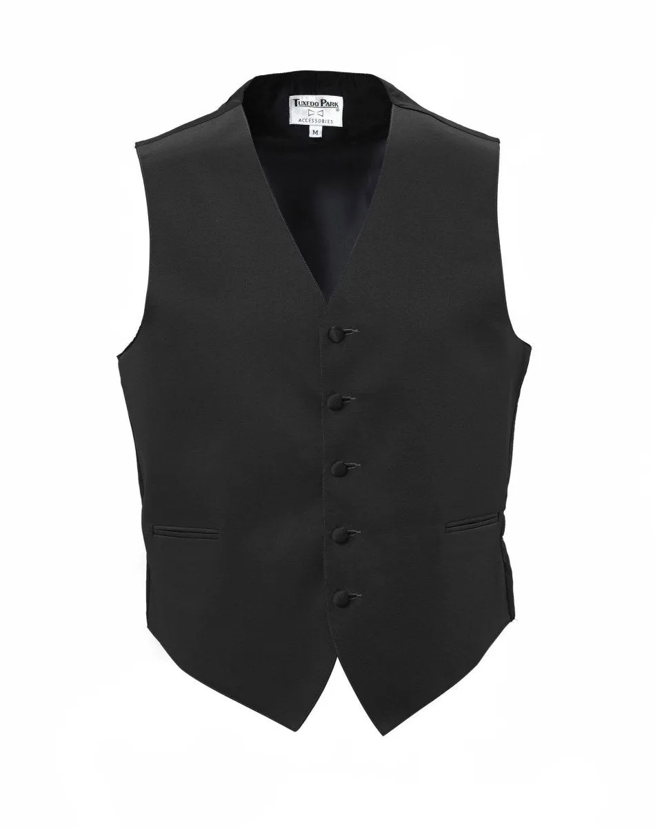 Men's Tuxedo Vest Fullback with Bow Tie - Bold Colors