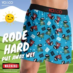 Men's Yo & Co Boxer Briefs, Rode Hard