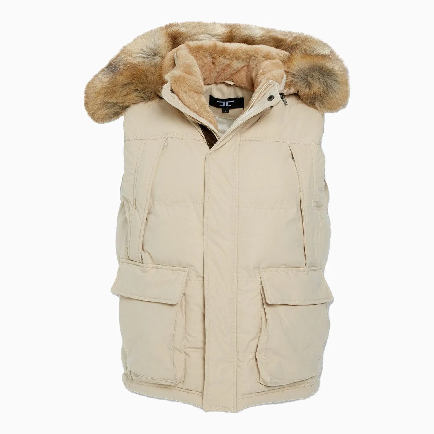 Men's Yukon Lined Hooded Puffer Vest