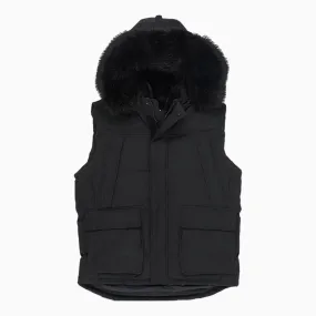 Men's Yukon Lined Hooded Puffer Vest