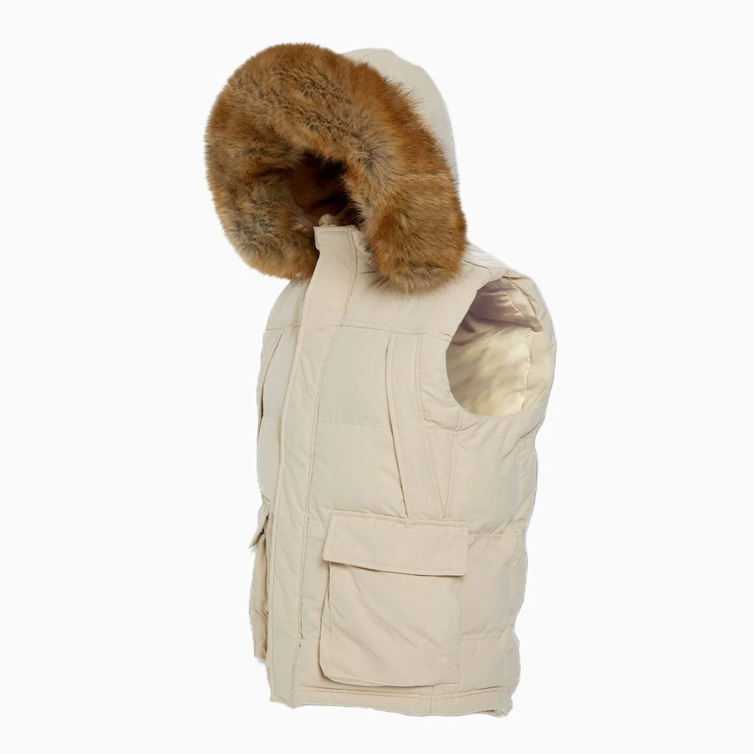 Men's Yukon Lined Hooded Puffer Vest