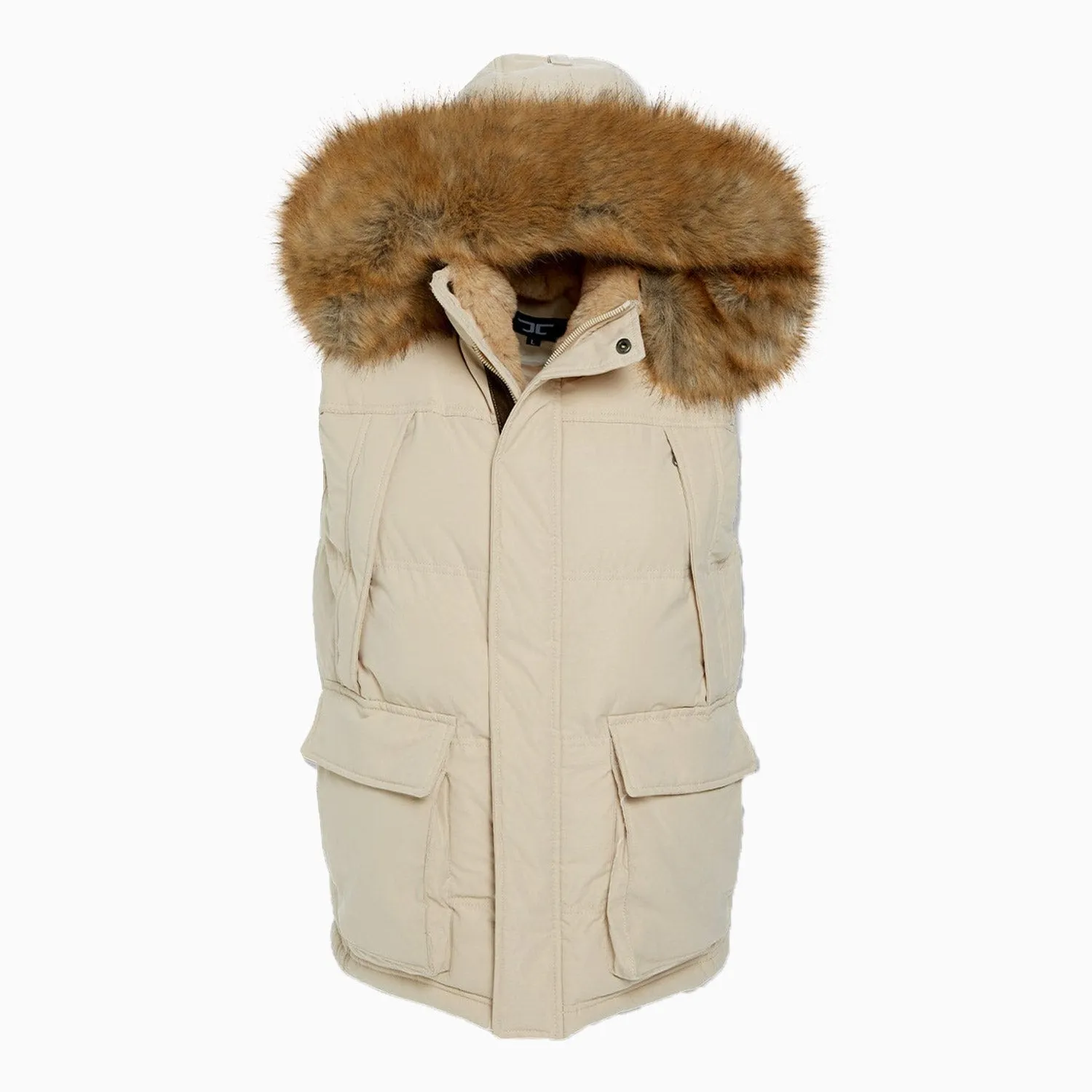 Men's Yukon Lined Hooded Puffer Vest