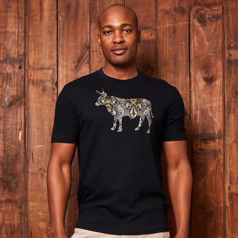 Mono Badge V-Neck Tee Vervet