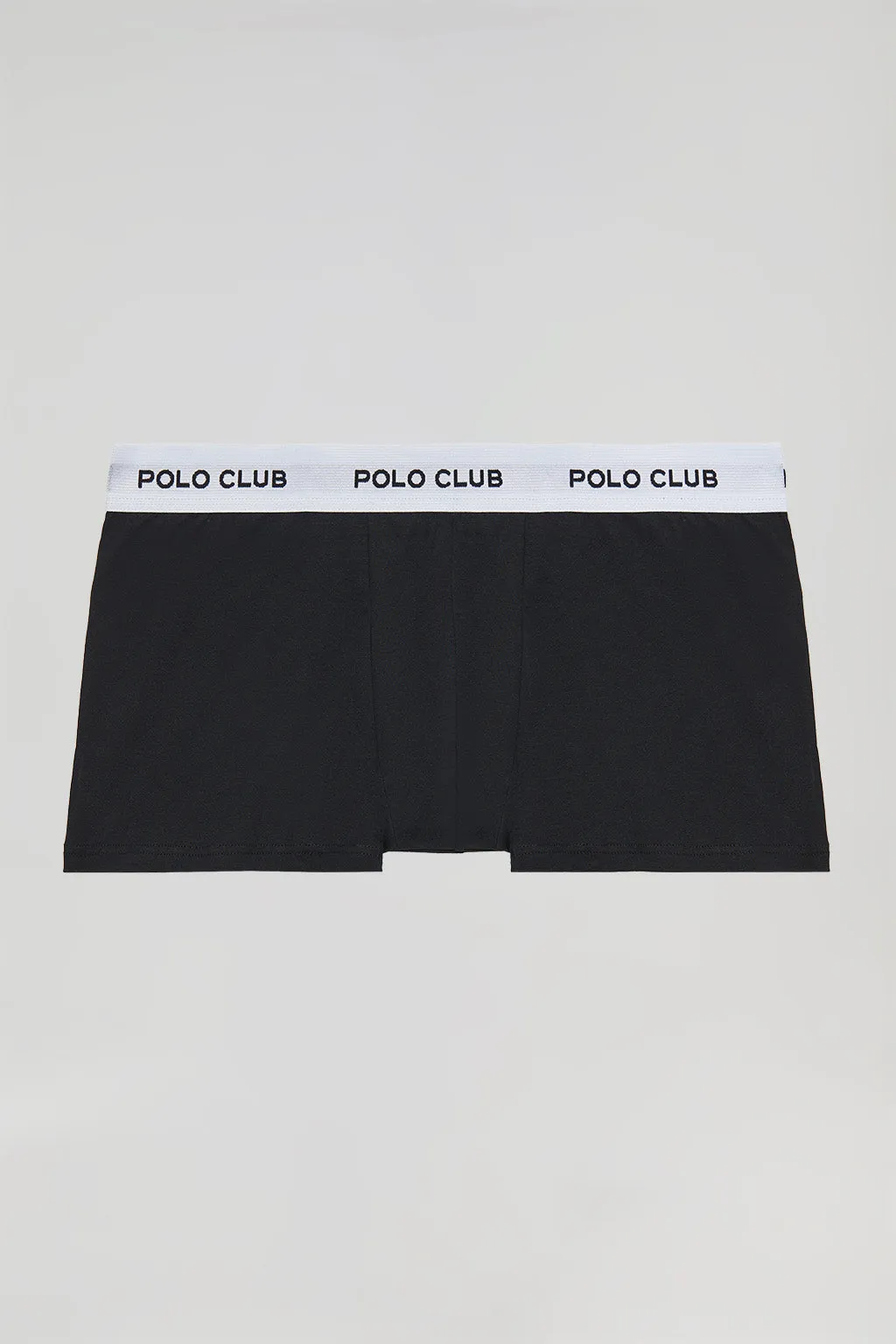 Pack de dos boxers blanco y negro con logotipo Polo Club