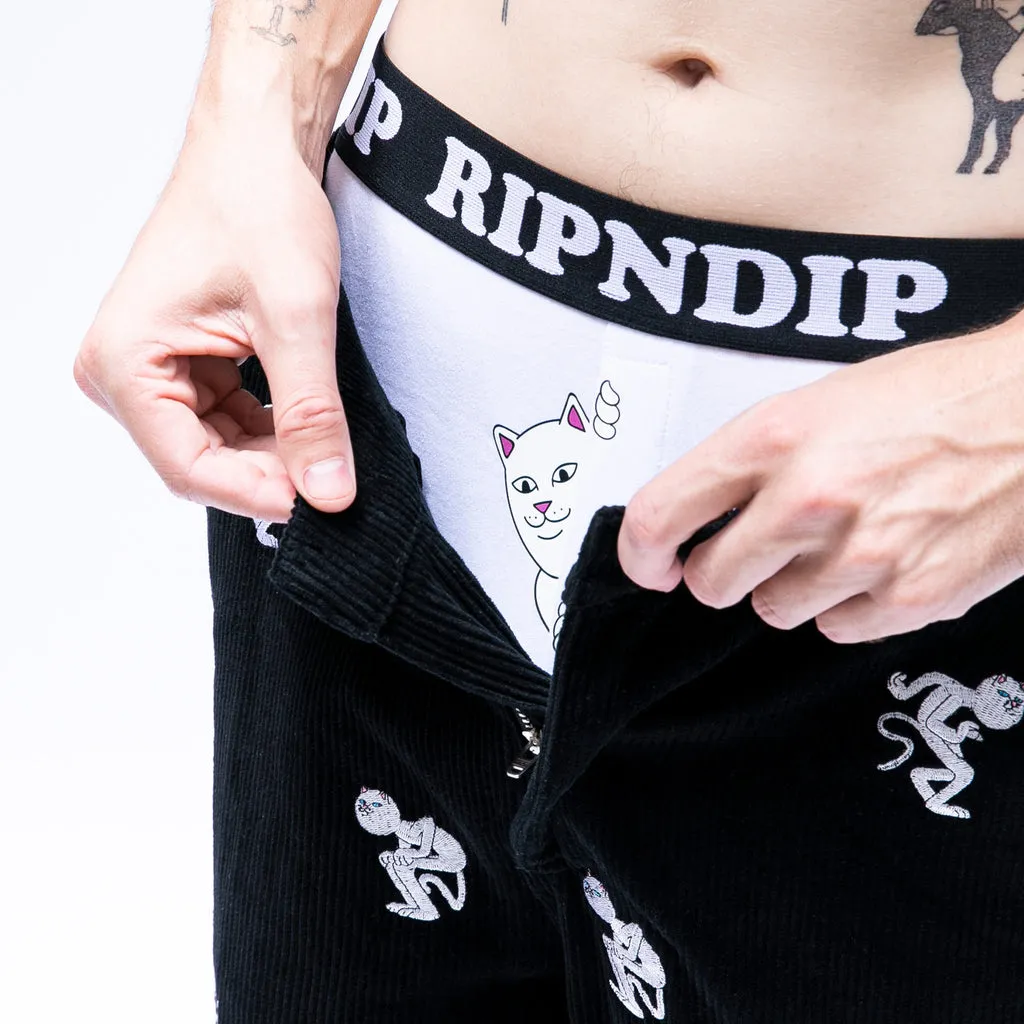 Peek A Nermal Boxers (White)