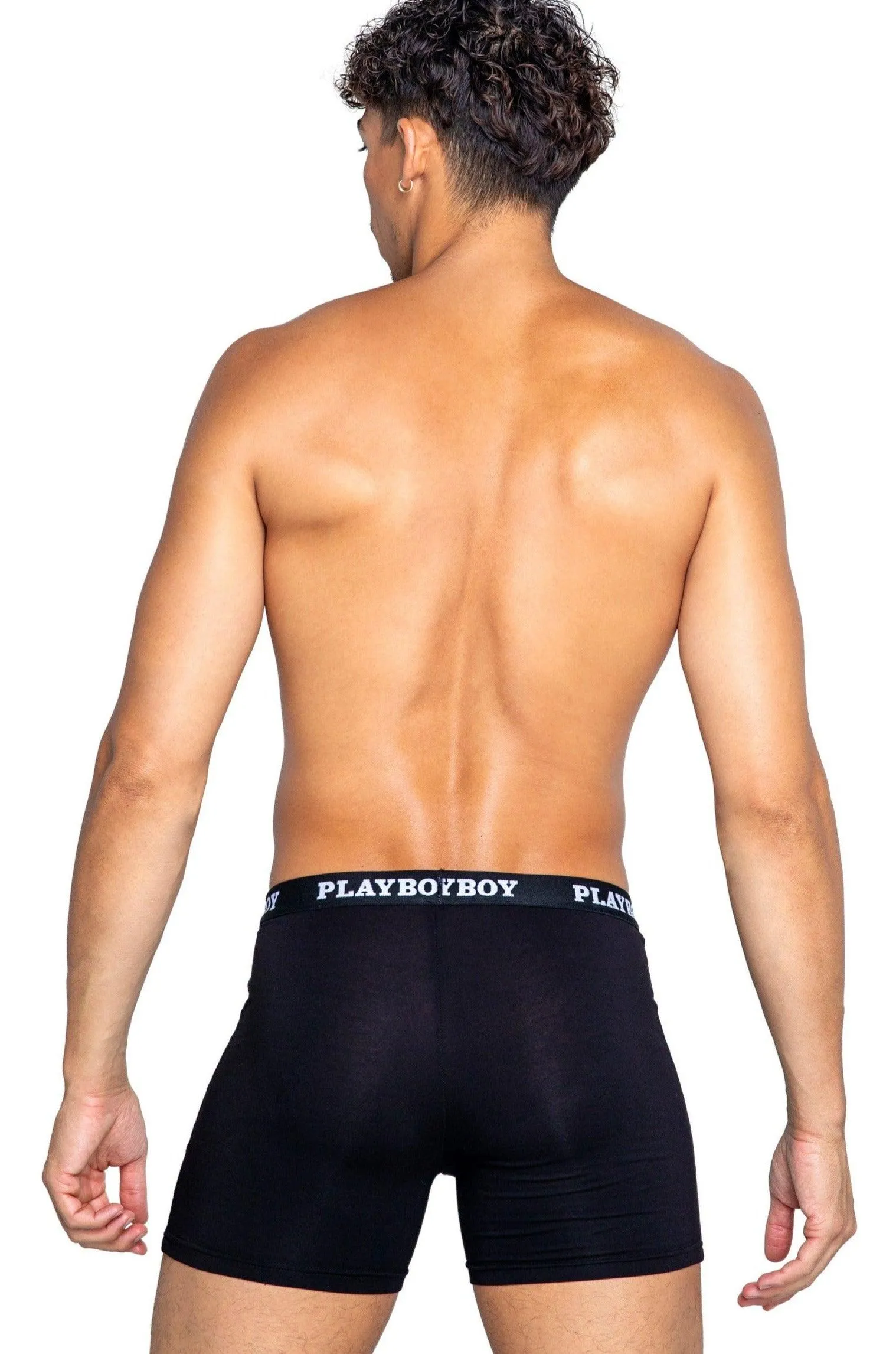 Playboy Mens Tuxedo Modal Boxer Briefs