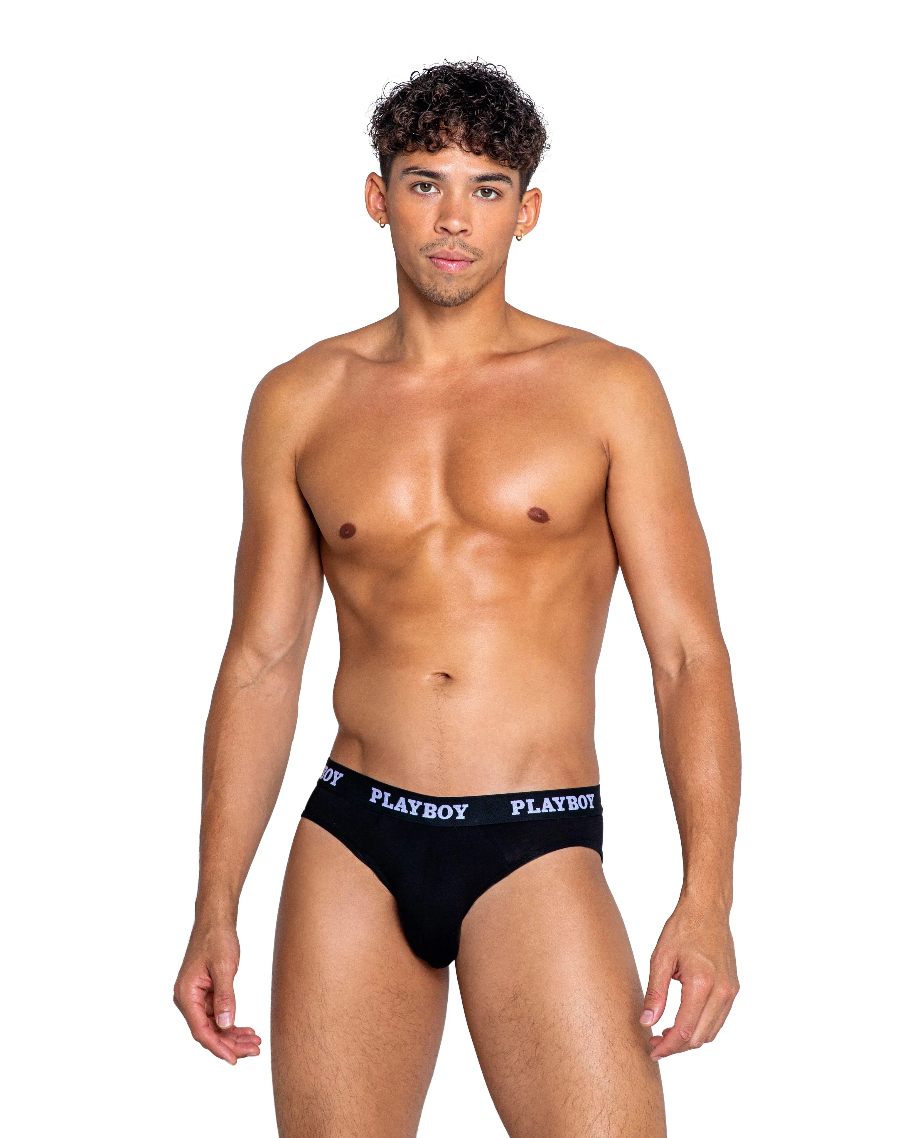 Playboy Mens Tuxedo Modal Boxer Briefs