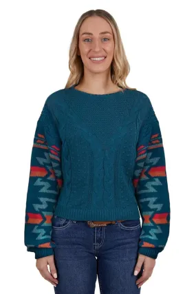 Pure Western Jumper Womens Mora Knitted