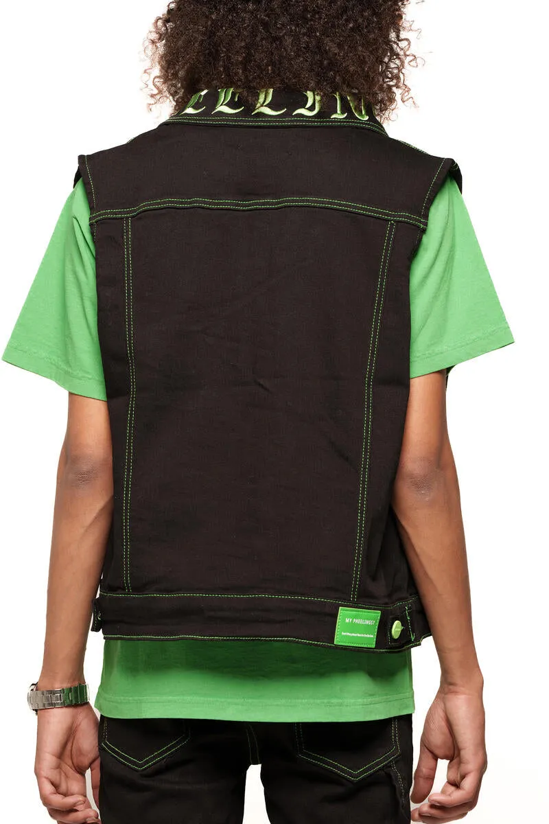 PHEELINGS DEFYING ODDS VEST (LIME GREEN/ BLACK)