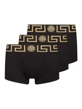 SET OF 3 FITTED BOXERS WITH GREEK EDGE