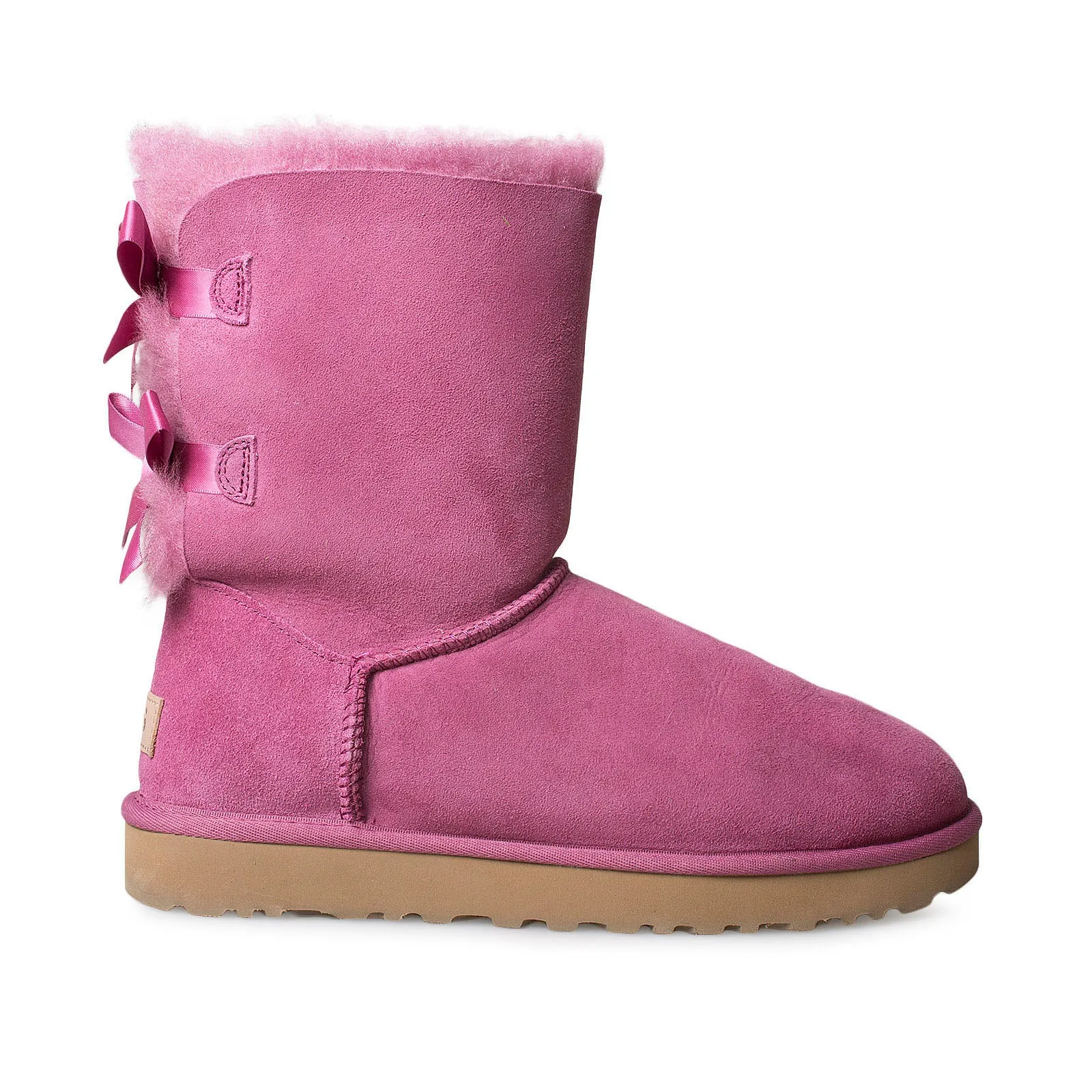 Womens UGG Bailey Bow II Boots in Dark Dusty Rose – Stylish and Cozy Footwear