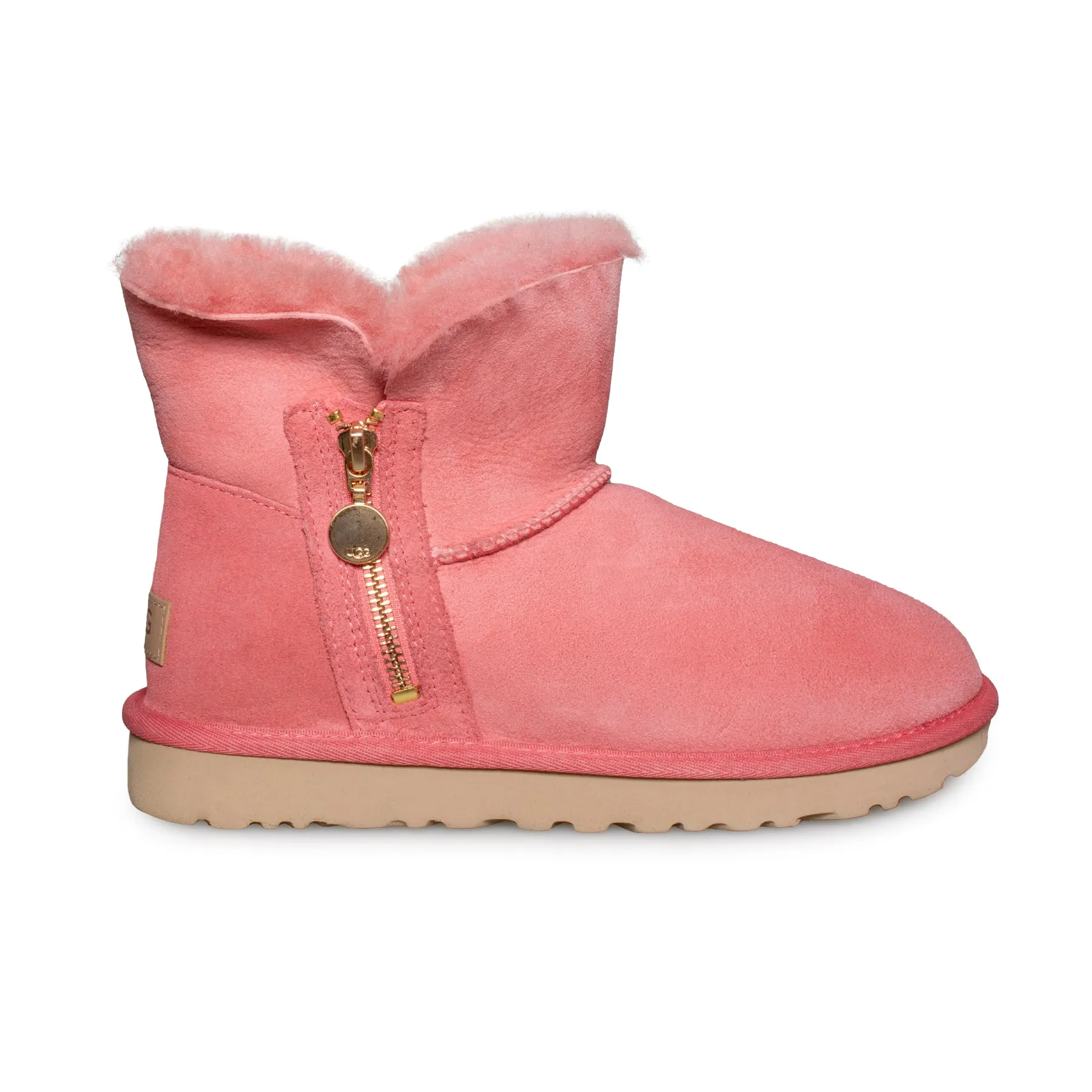 UGG Bailey Zip Mini Pink Blossom Boots - Women's