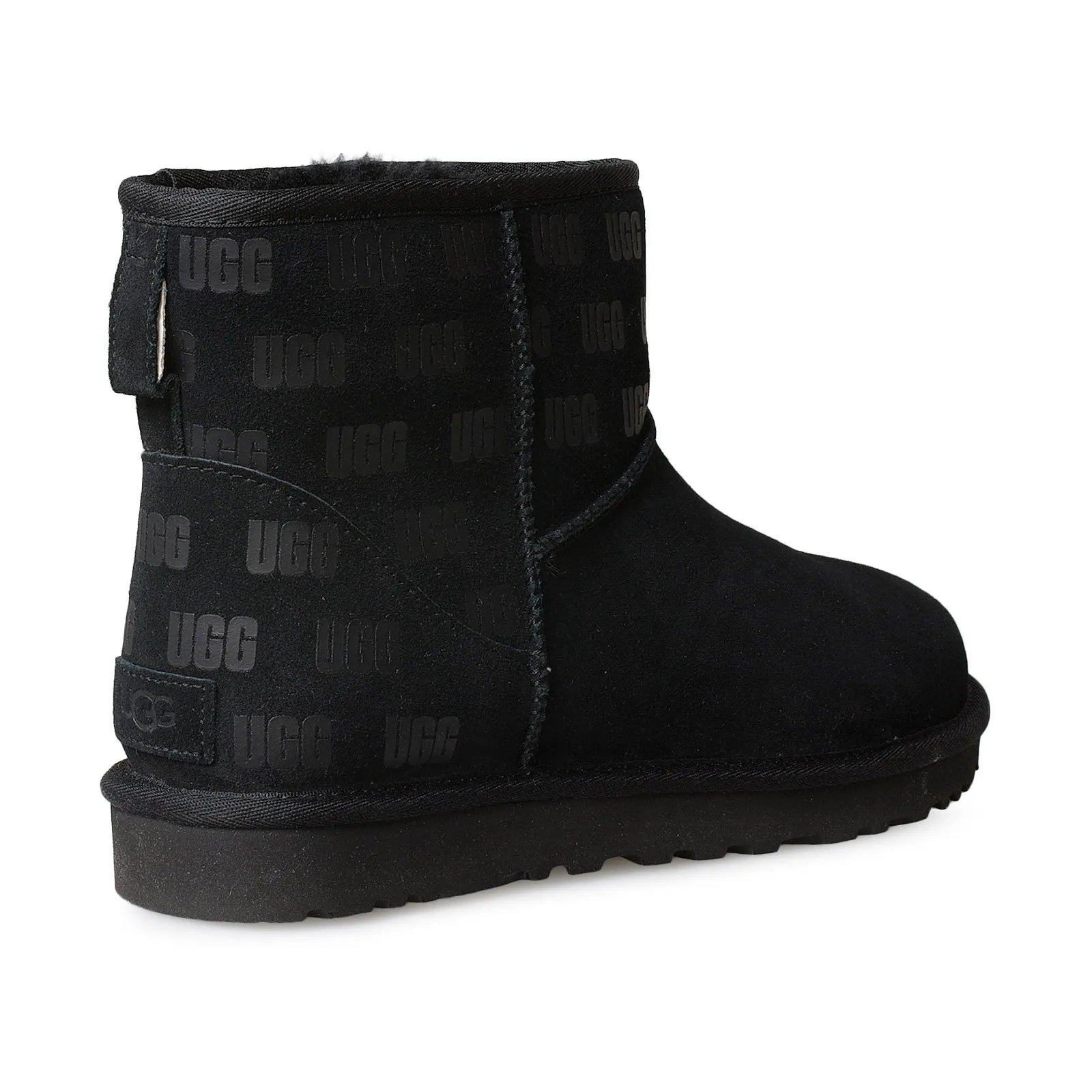 UGG Classic Mini II UGG Print Black Boots - Women's