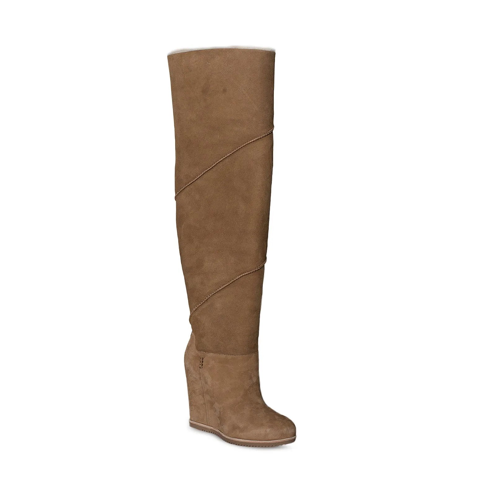 UGG Classic Mondri Over The Knee Chestnut Boots - Women's