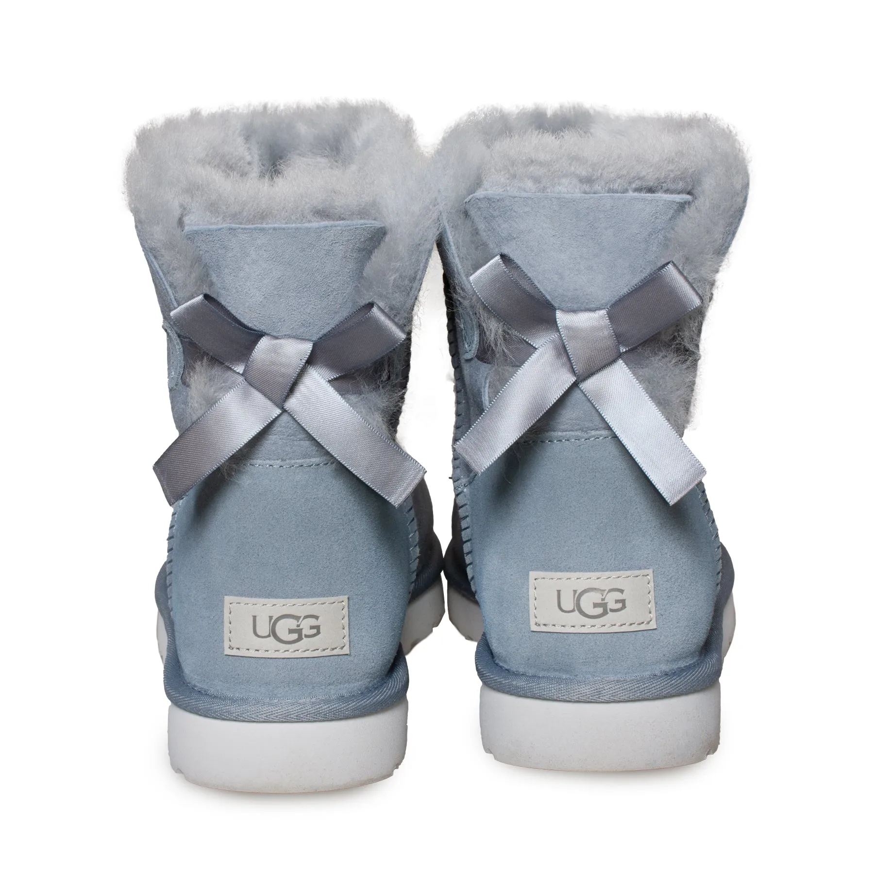 UGG Mini Bailey Bow II Ash Fog Boots - Women's