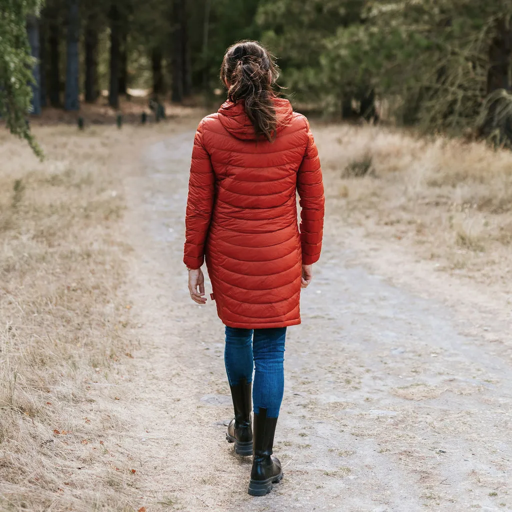 Womens Mary Claire Vest - Intense Rust